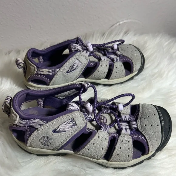 Timberland Earthkeepers Belknap Purple Sport Sandals Size 11 kids - Picture 4 of 8